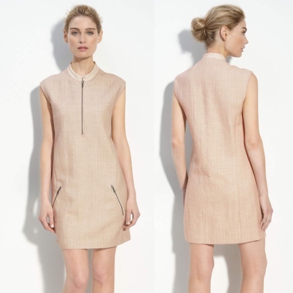 Theory Dresses & Skirts - Theory Emoran Crosshatch Silk Blend Mini Dress 4
